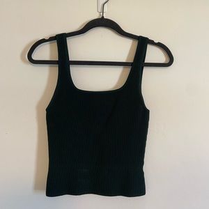 Sculpt Knit Squareneck Tank